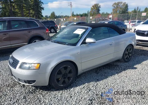 2005 Audi A4 1.8T from USA, damaged, VIN WAUAC48H35K001360